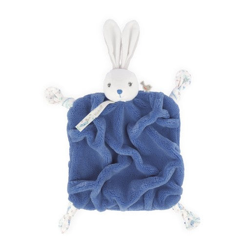Kaloo Plume doudou lapin bleu ocean