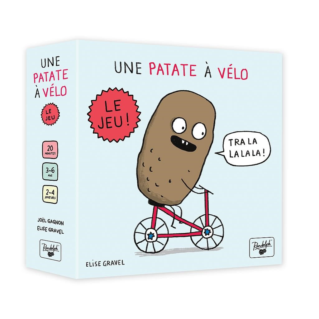 Une patate à vélo - Le jeu