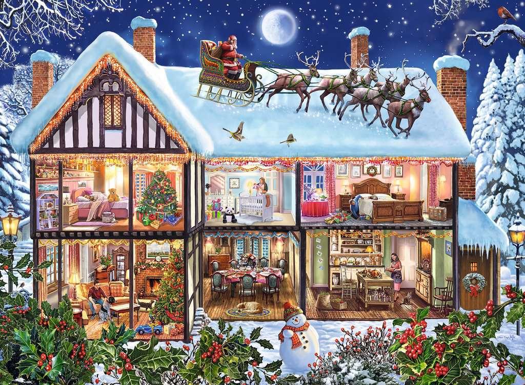 Noël à la maison Casse-tête de 100 pièces XXL