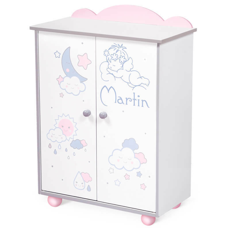 Armoire de rangement pour poupées