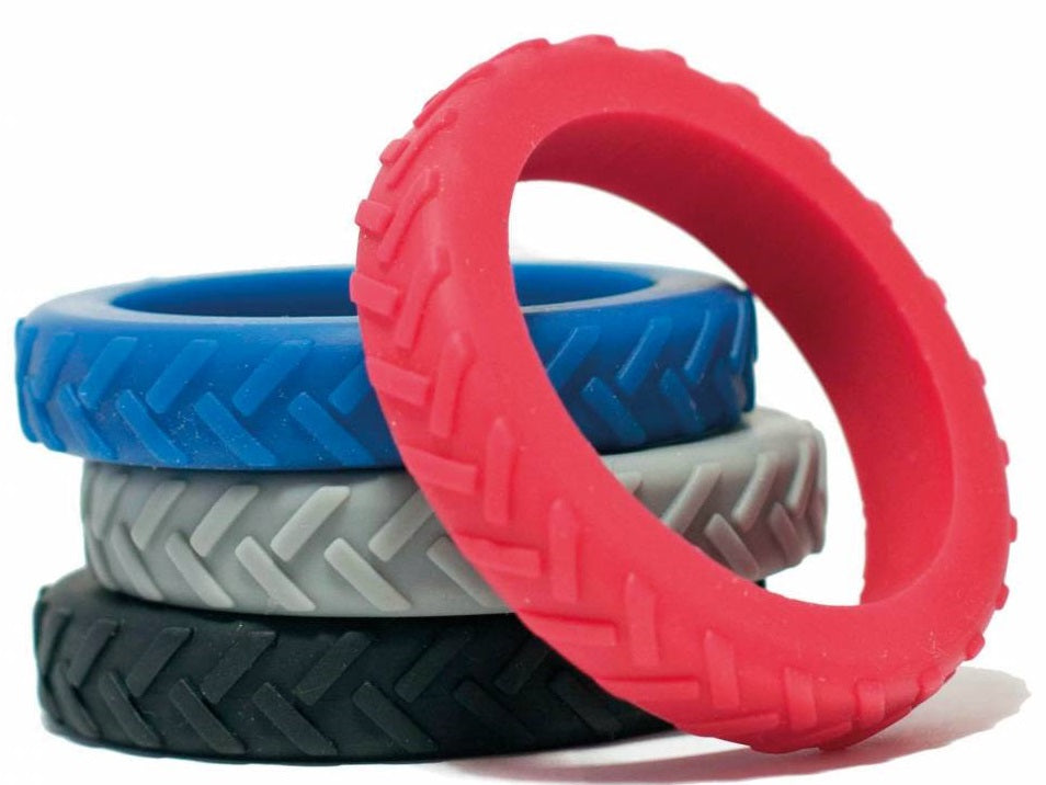 Bracelet Tread à mâchouiller rouge