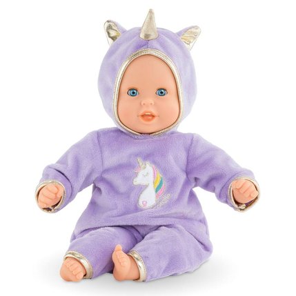 Poupon Bébé Calin Licorne 32cm