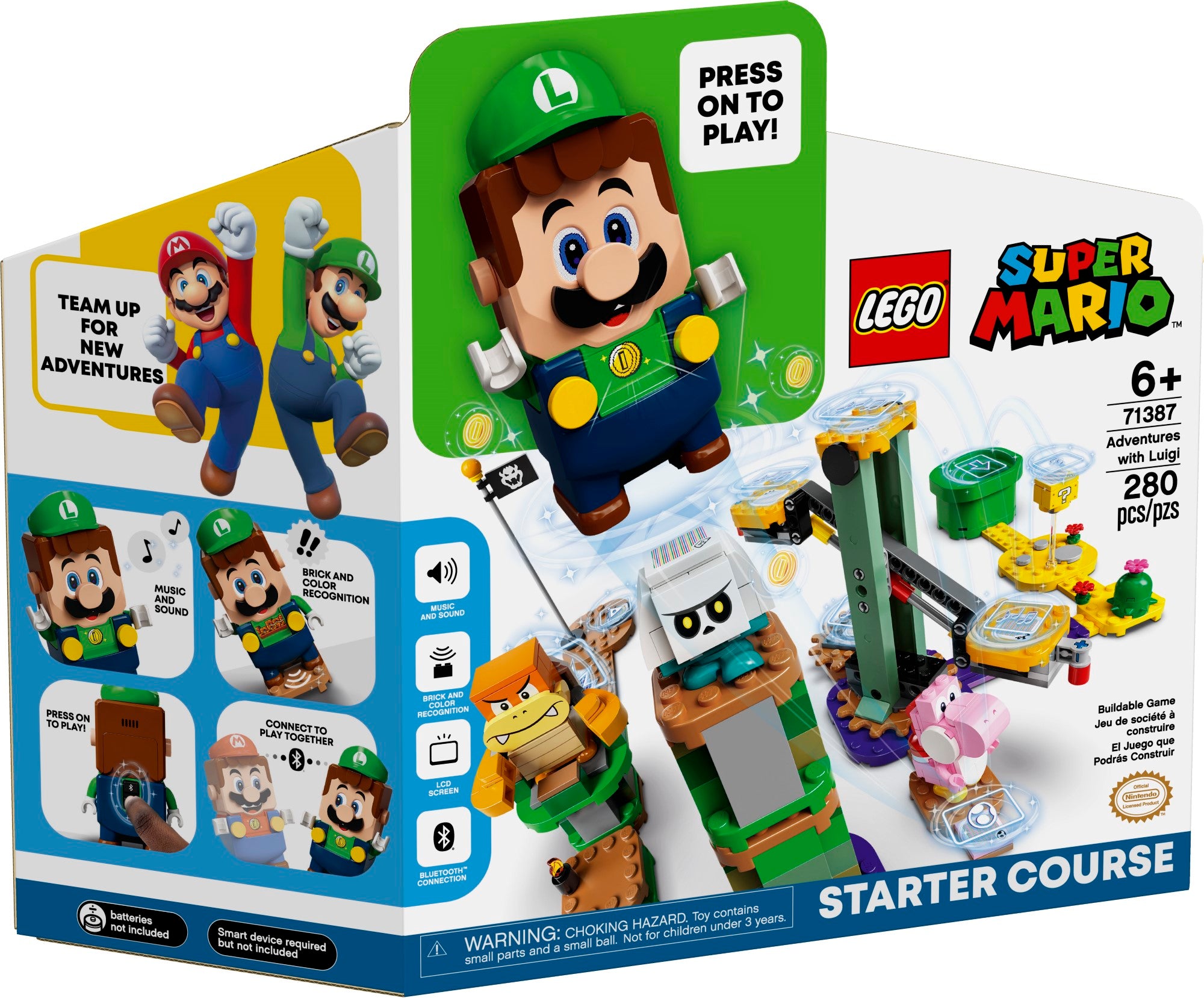LEGO - Super Mario - Niveau de départ - Aventures avec Luigi – L'atelier de  Charlotte