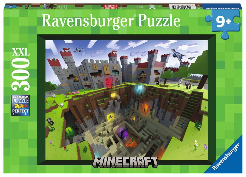 Minecraft Vue de coupe Casse-tête de 300 pièces