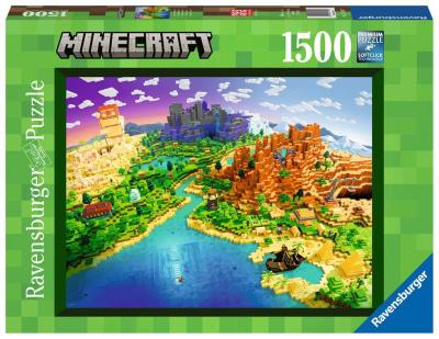 Monde de Minecraft Casse-tête de 1500 pièces