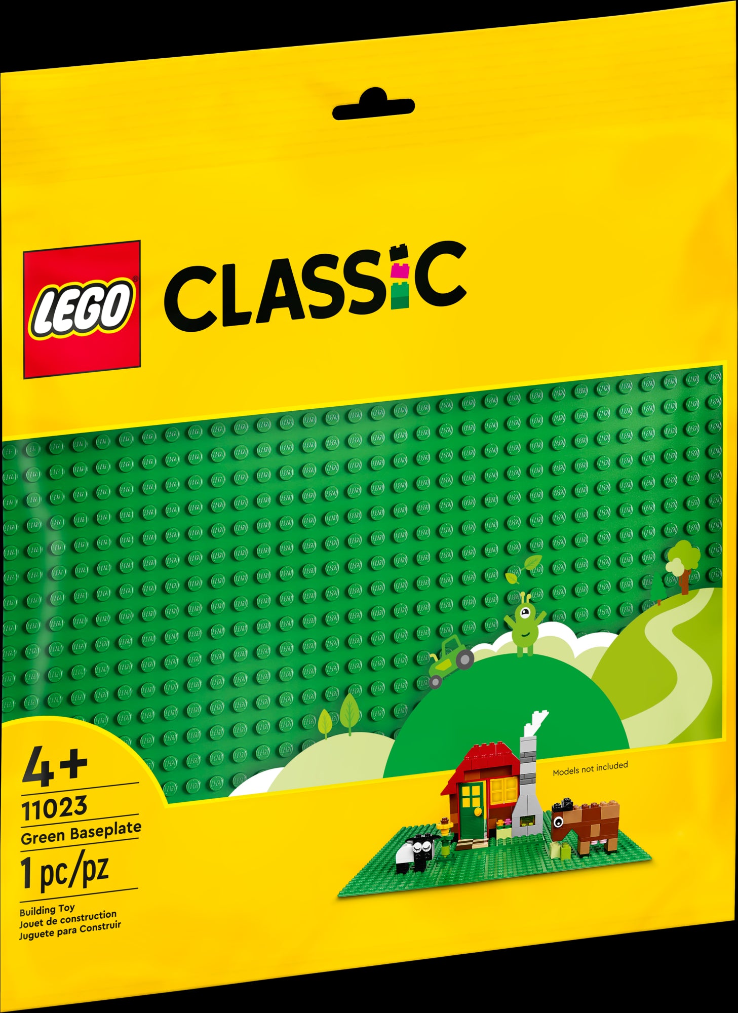 Plaque de base Lego verte