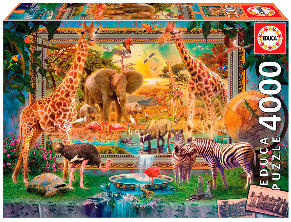Casse-tête 4000 pièces - De retour de la savane