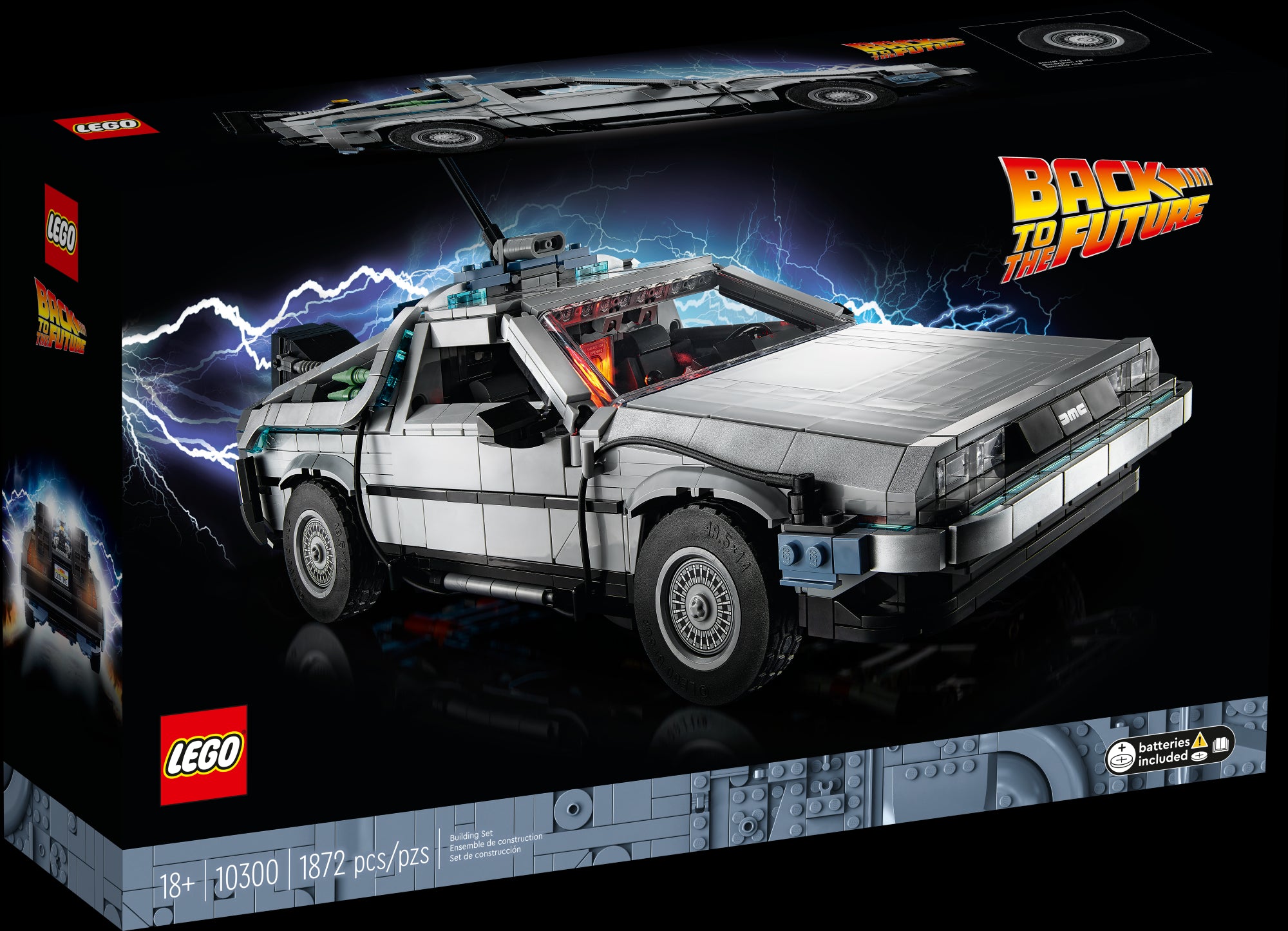 LEGO 10300 La Machine a remonter Le Temps de Retour vers Le Futur :  : Jeux et Jouets