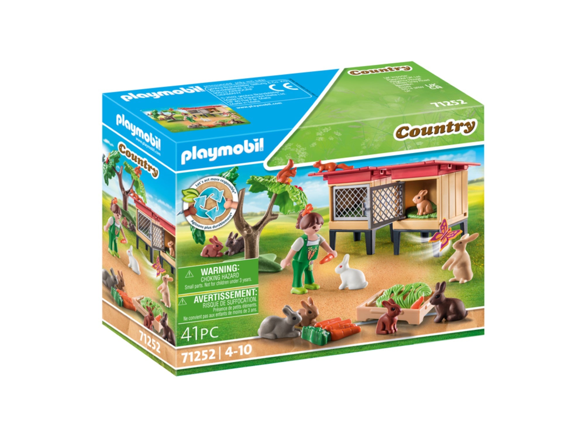 Playmobil, Enfant avec enclos et lapins