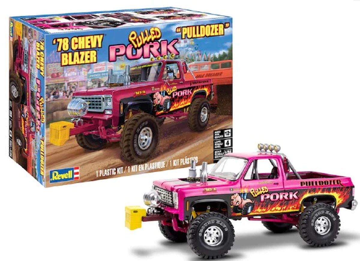 Modèle à coller 78 chevy blazer pulldozer 1/24