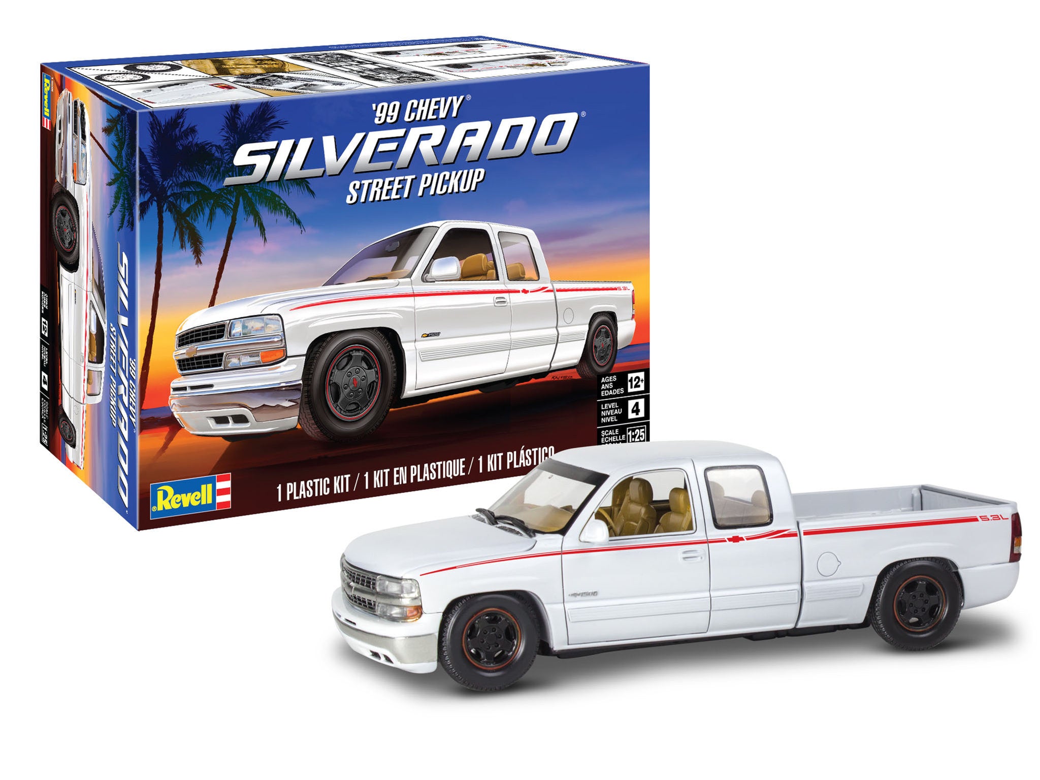 Modèle à coller silverado street pickup 1/25