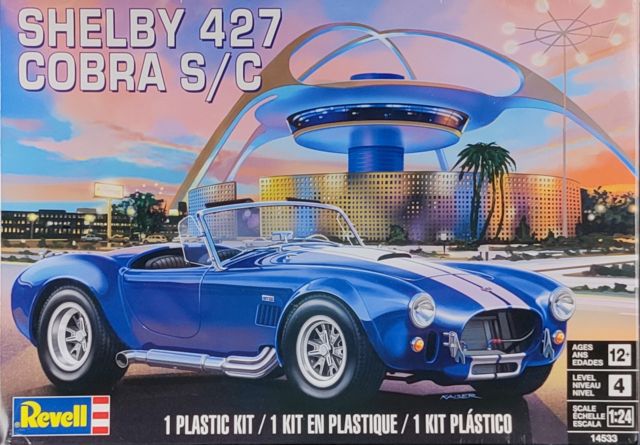 Modèle à coller, shelby cobra 427 s/c, 1/24