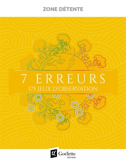 7 erreurs 175 jeux d'observation