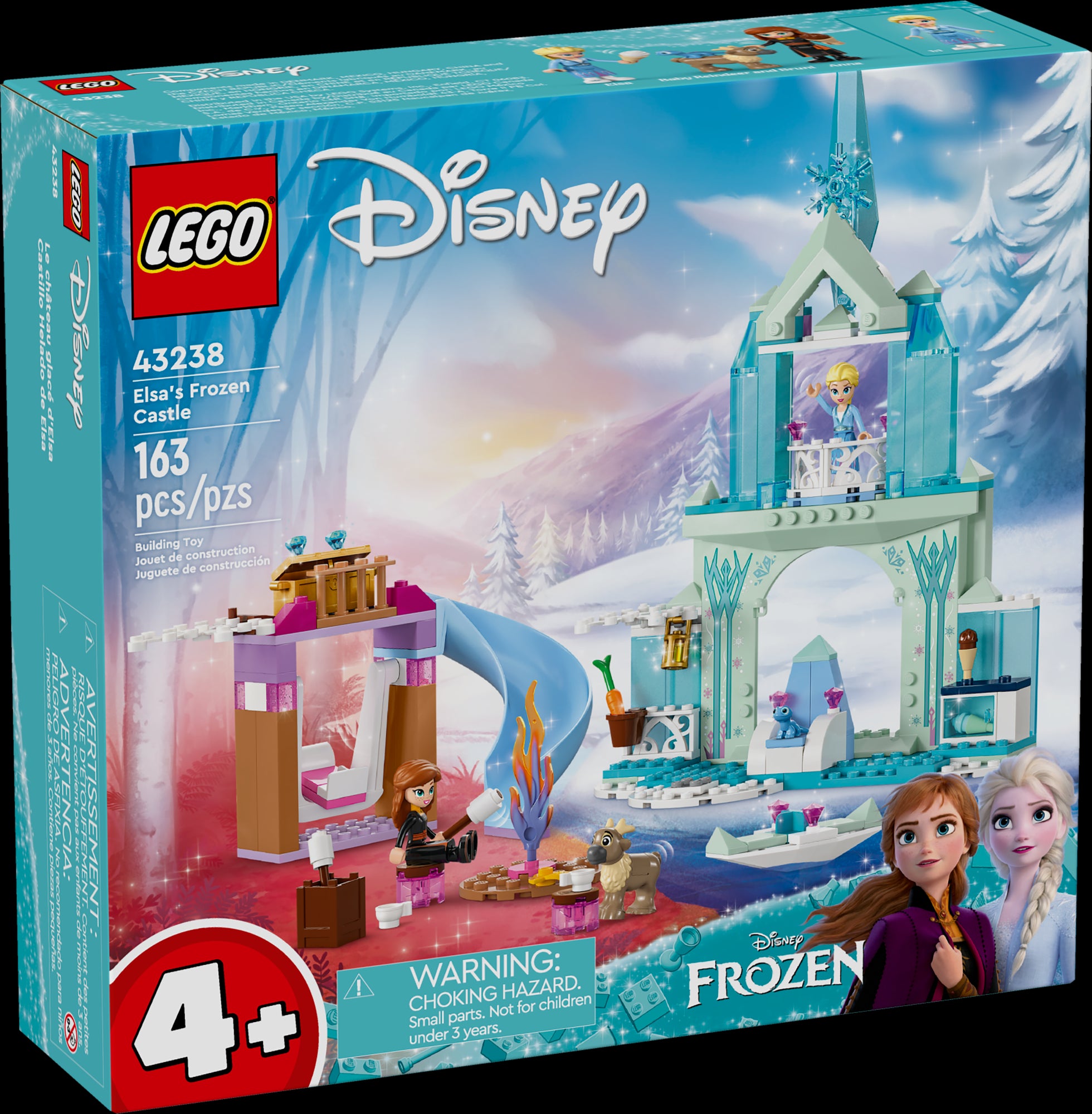 Le château de glace de la Reine des Neiges : une version LEGO
