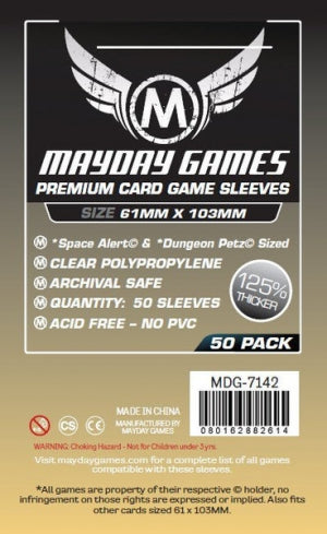 Protecteurs de cartes 61mm X 103mm - Paquet de 50