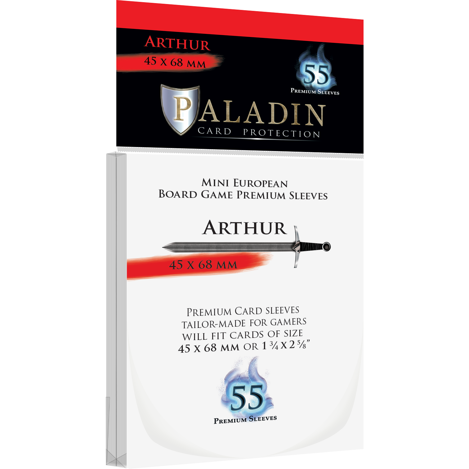 Paladin Sleeve - Arthur - 45x68