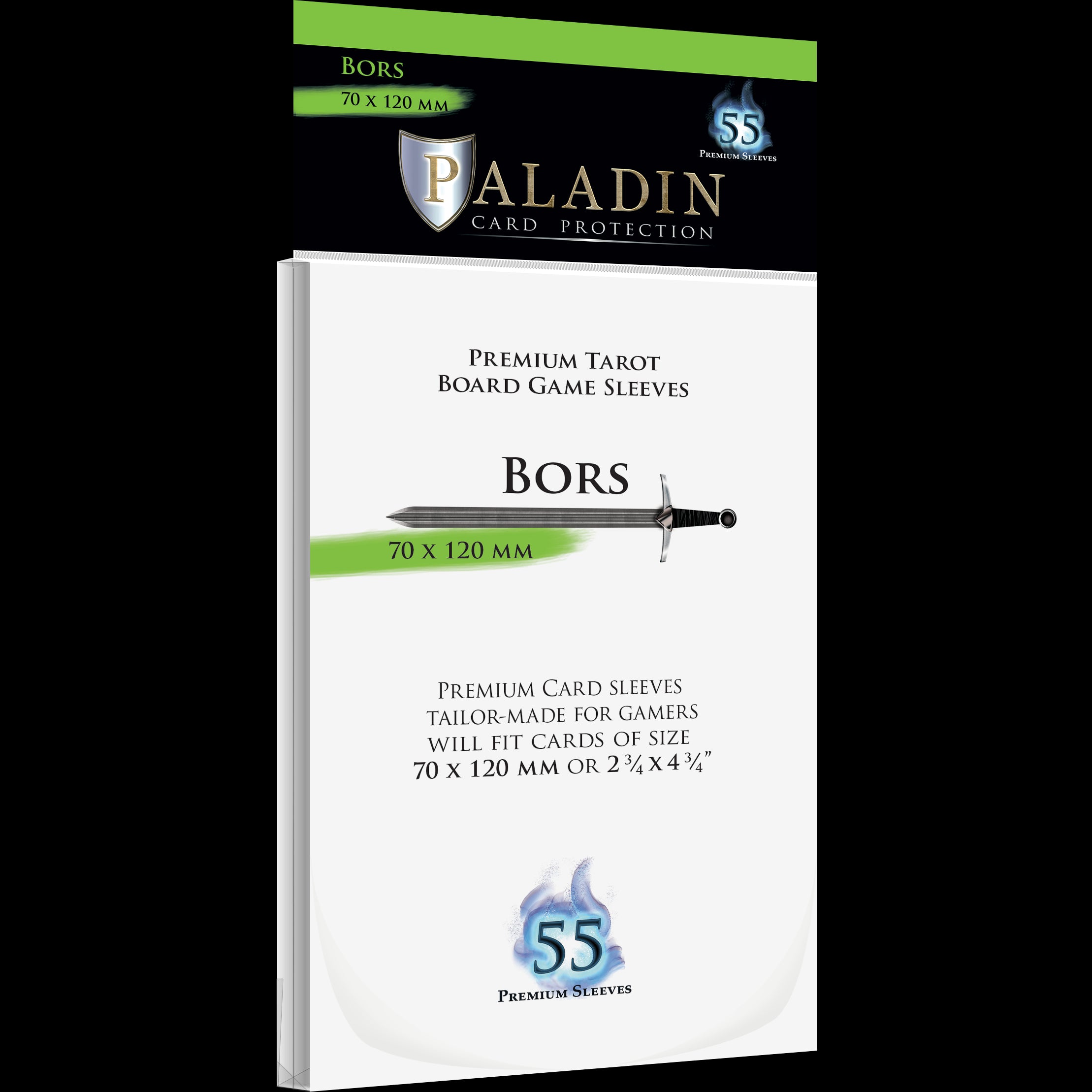 Protecteurs de carte Paladin premium 70mm x 120mm