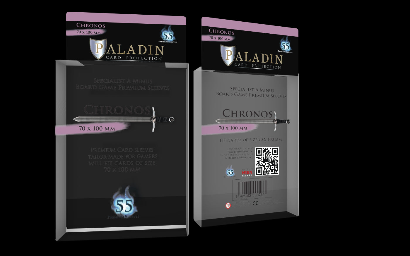 Protecteurs de carte Paladin premium 70mm x 100mm