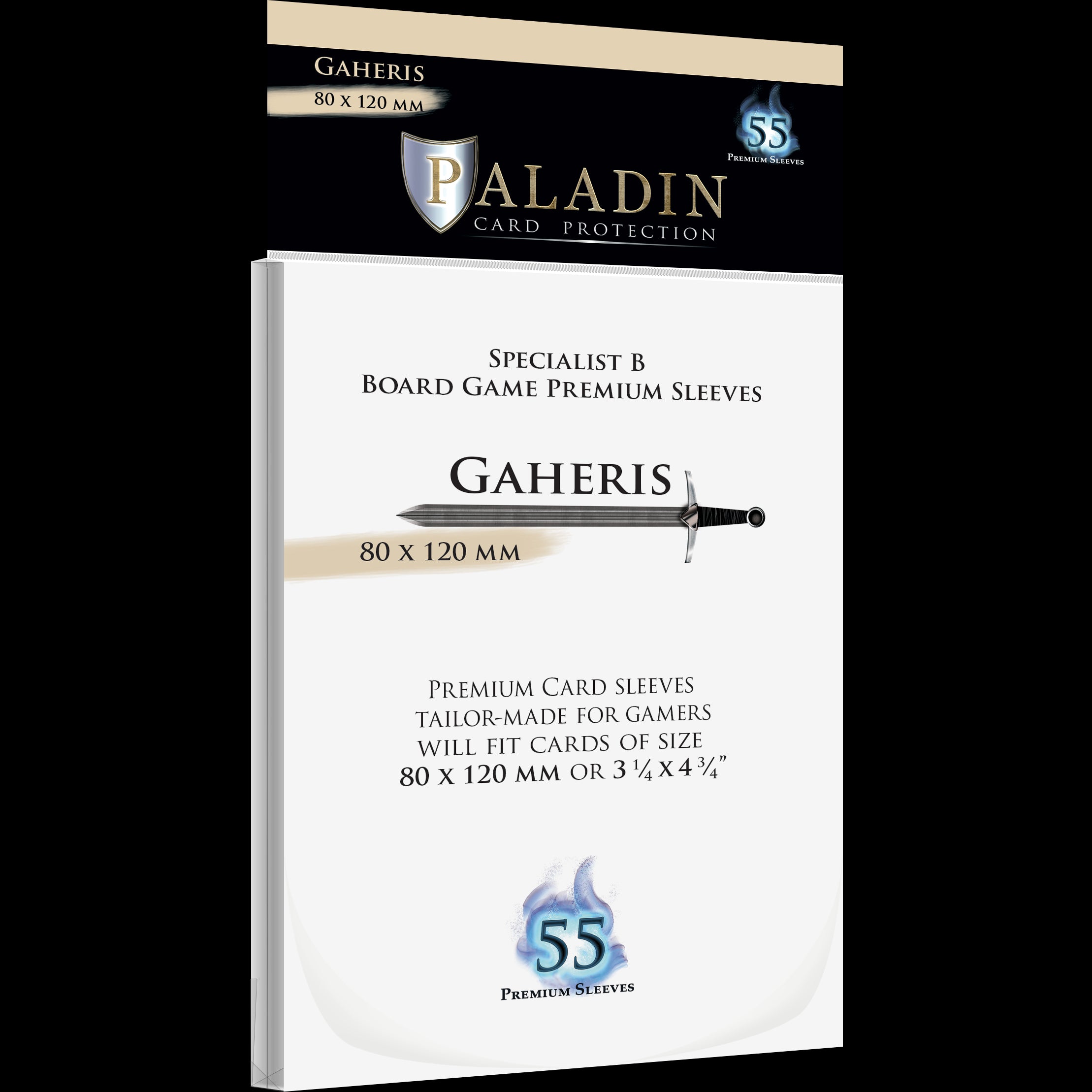 Protecteurs de carte Paladin premium 80mm x 120mm