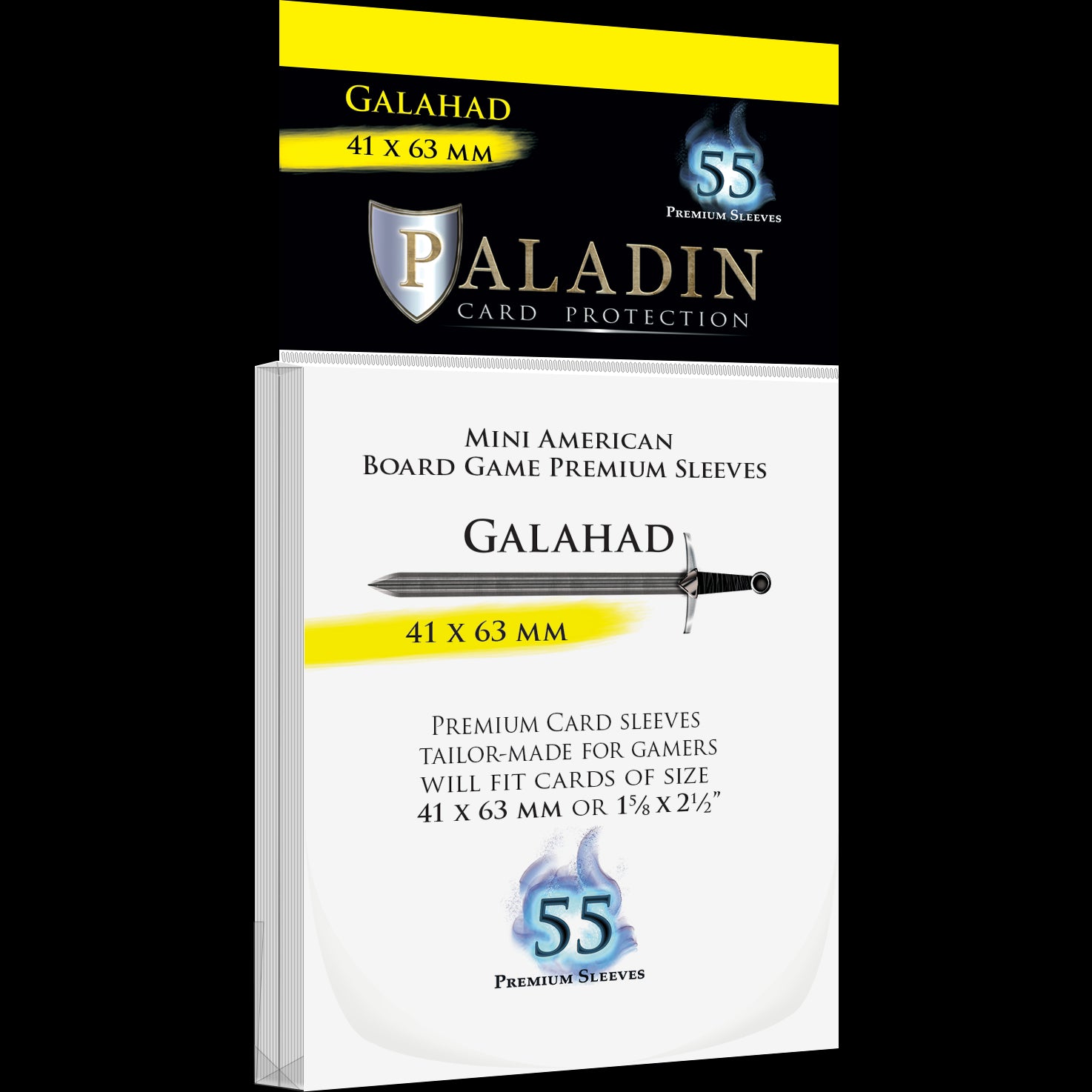 Protecteurs de carte Paladin premium 41mm x 63mm