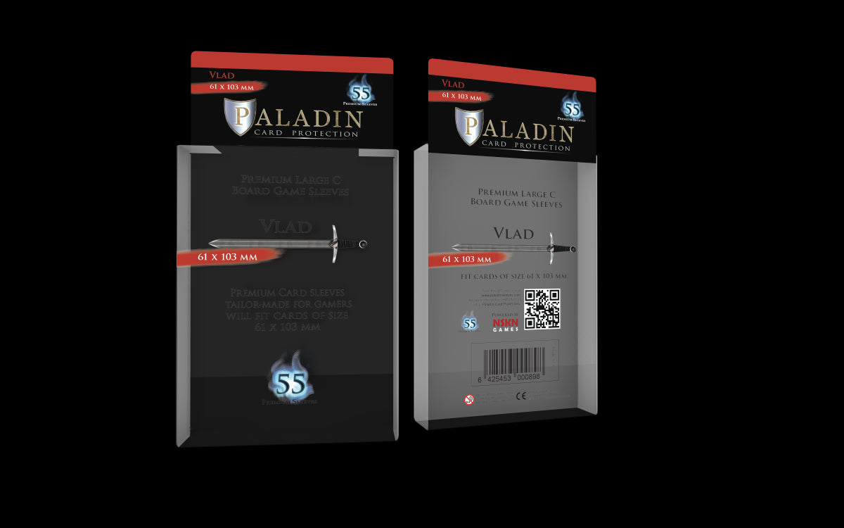 Protecteurs de carte Paladin premium 61mm x 103mm