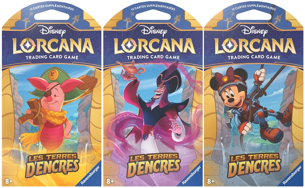 Lorcana 3 Les terres d'encre Sleeved booster