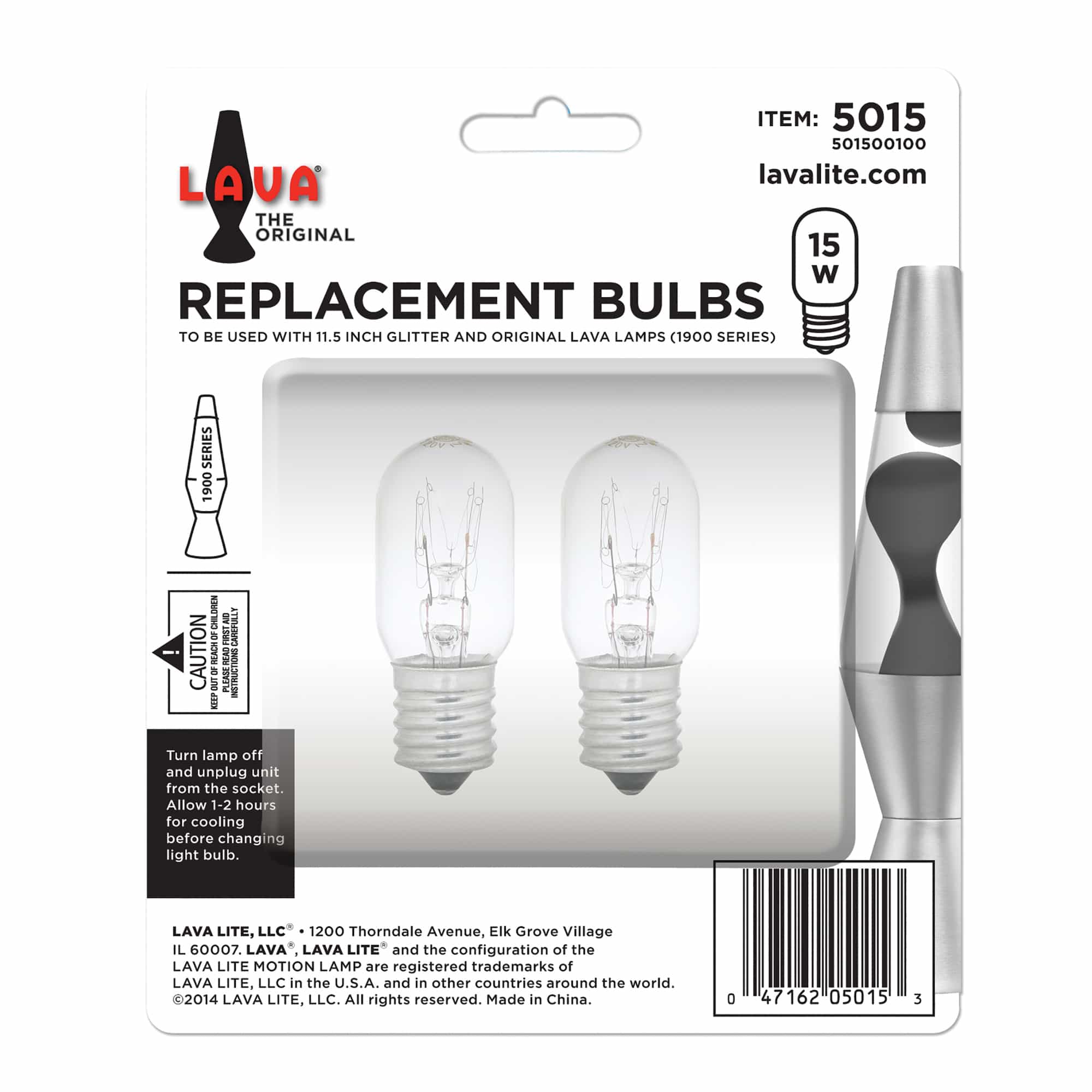Ampoule 15W pour lampe lave
