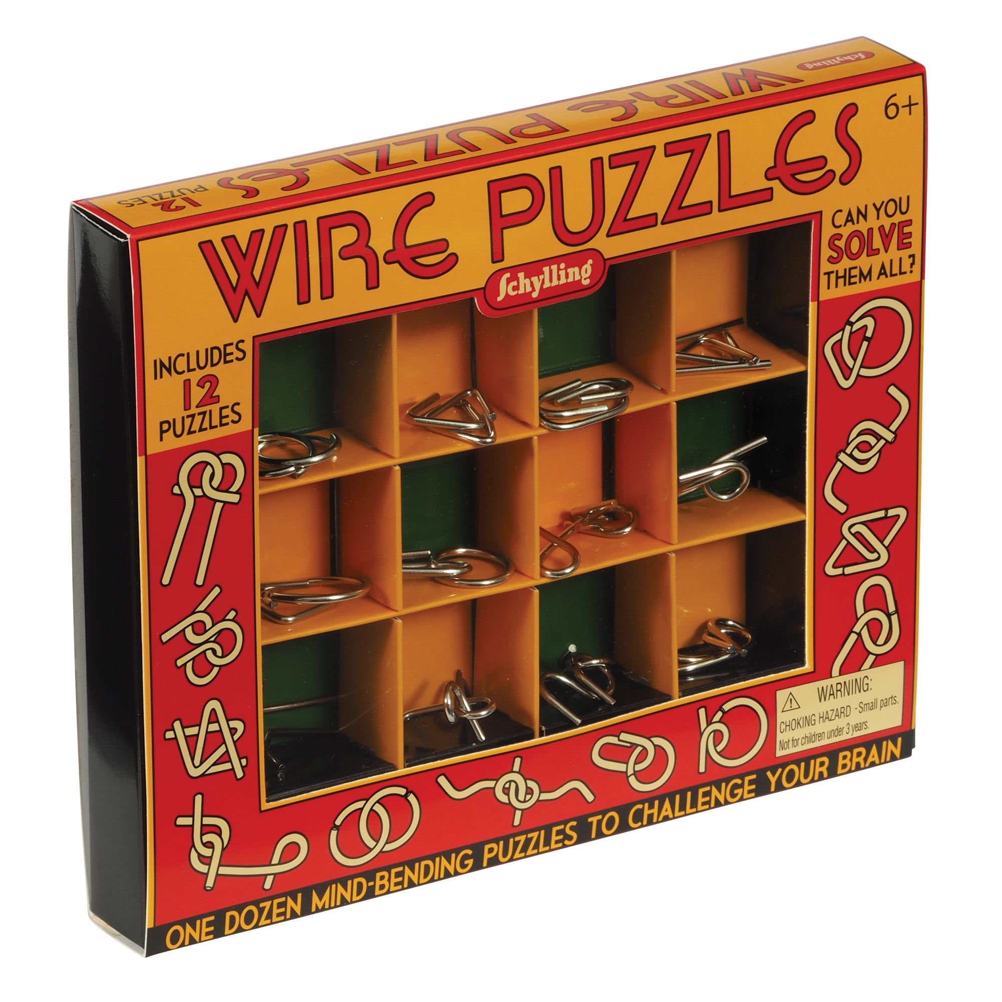 Puzzle de métal 12 pcs
