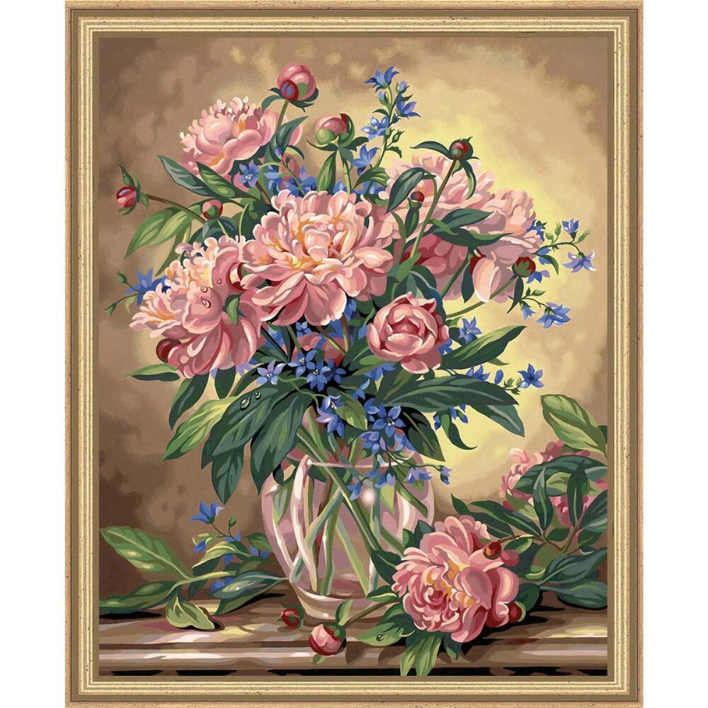 Peinture à numéros - Bouquet de pivoines