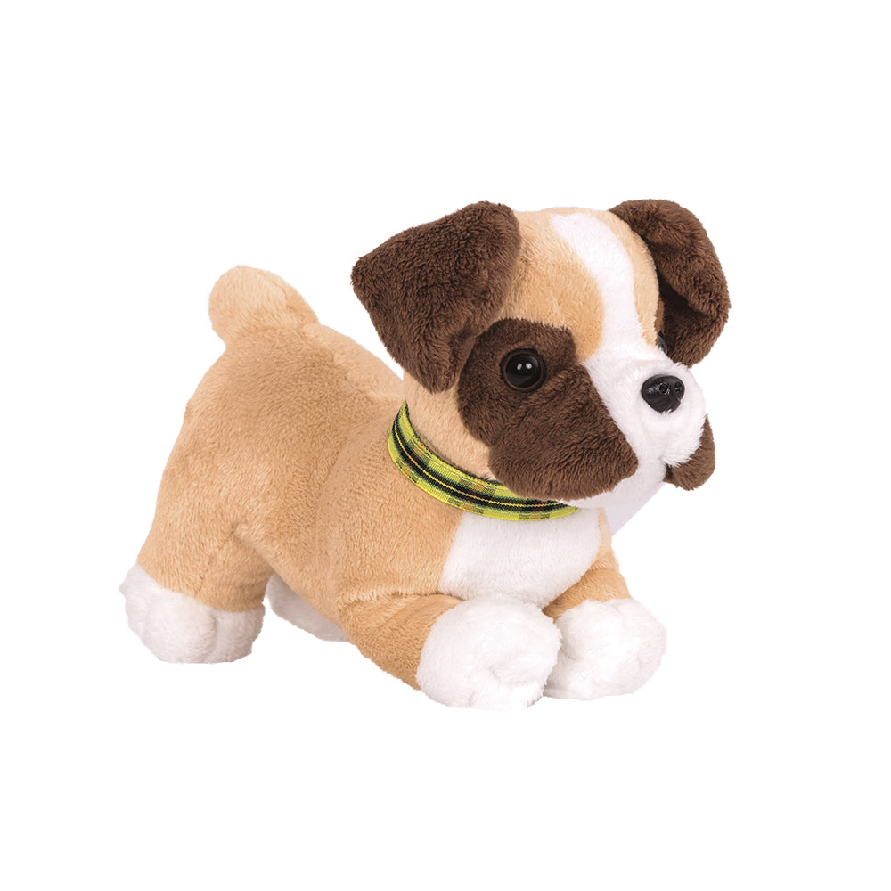 Chiot Boxer en peluche  - 15 cm