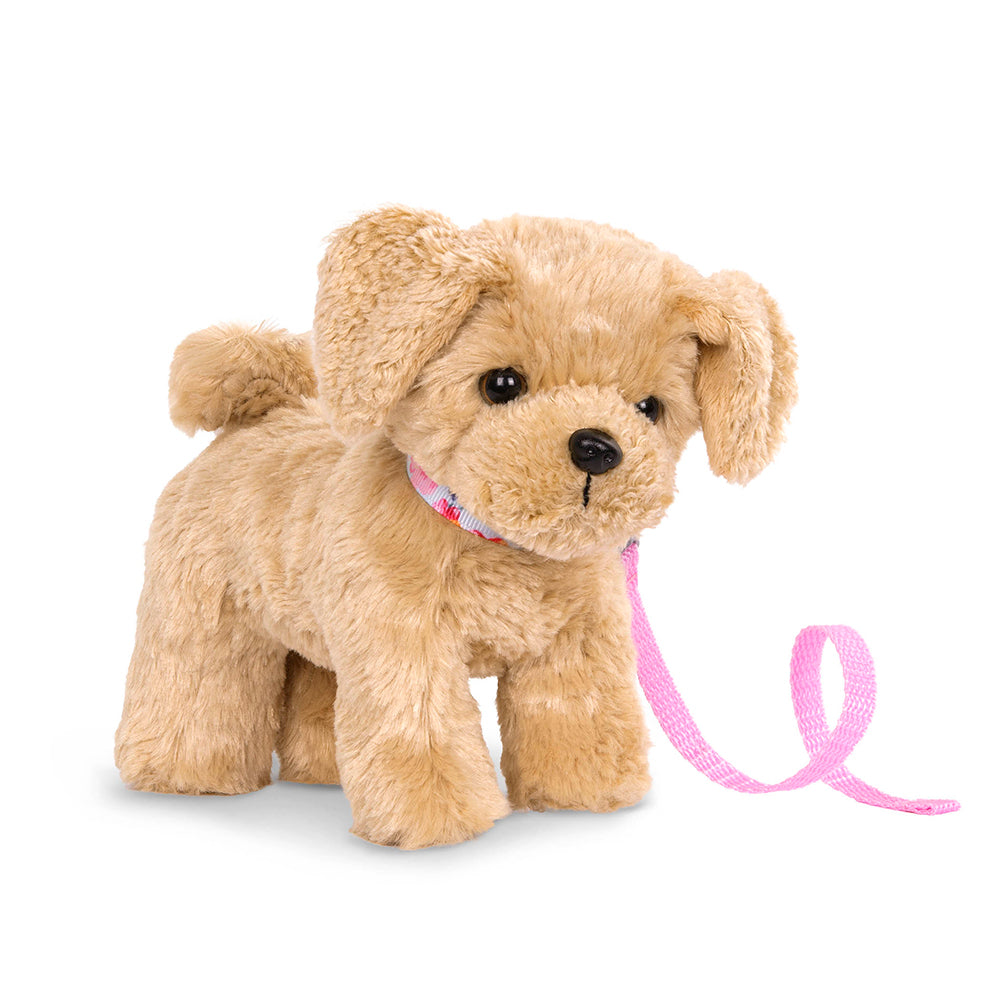 Chiot Golden Doodle en peluche - 15 cm