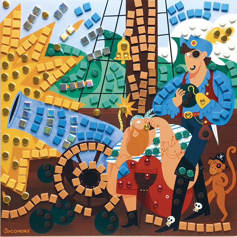 Stick'N Fun - Petit modèle 3 Mosaïques - Pirates