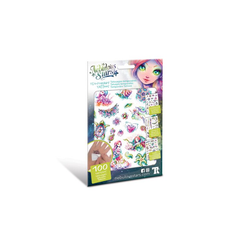Nebulous Stars Tatouages temporaires assortis