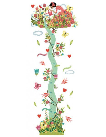 Toise repositionnable - Jeune fille au jardin