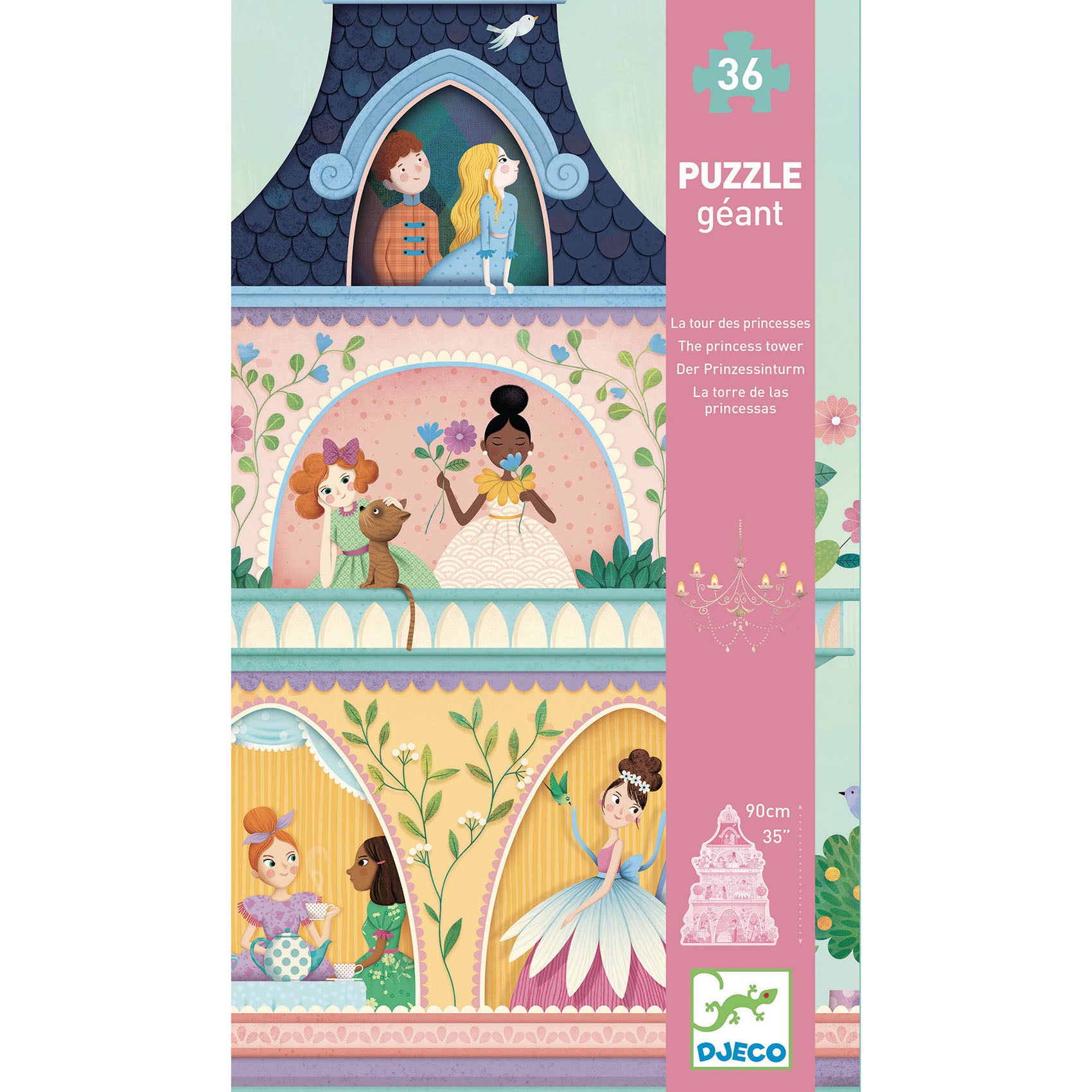 La tour de la princesse, casse-tête de 36 pièces