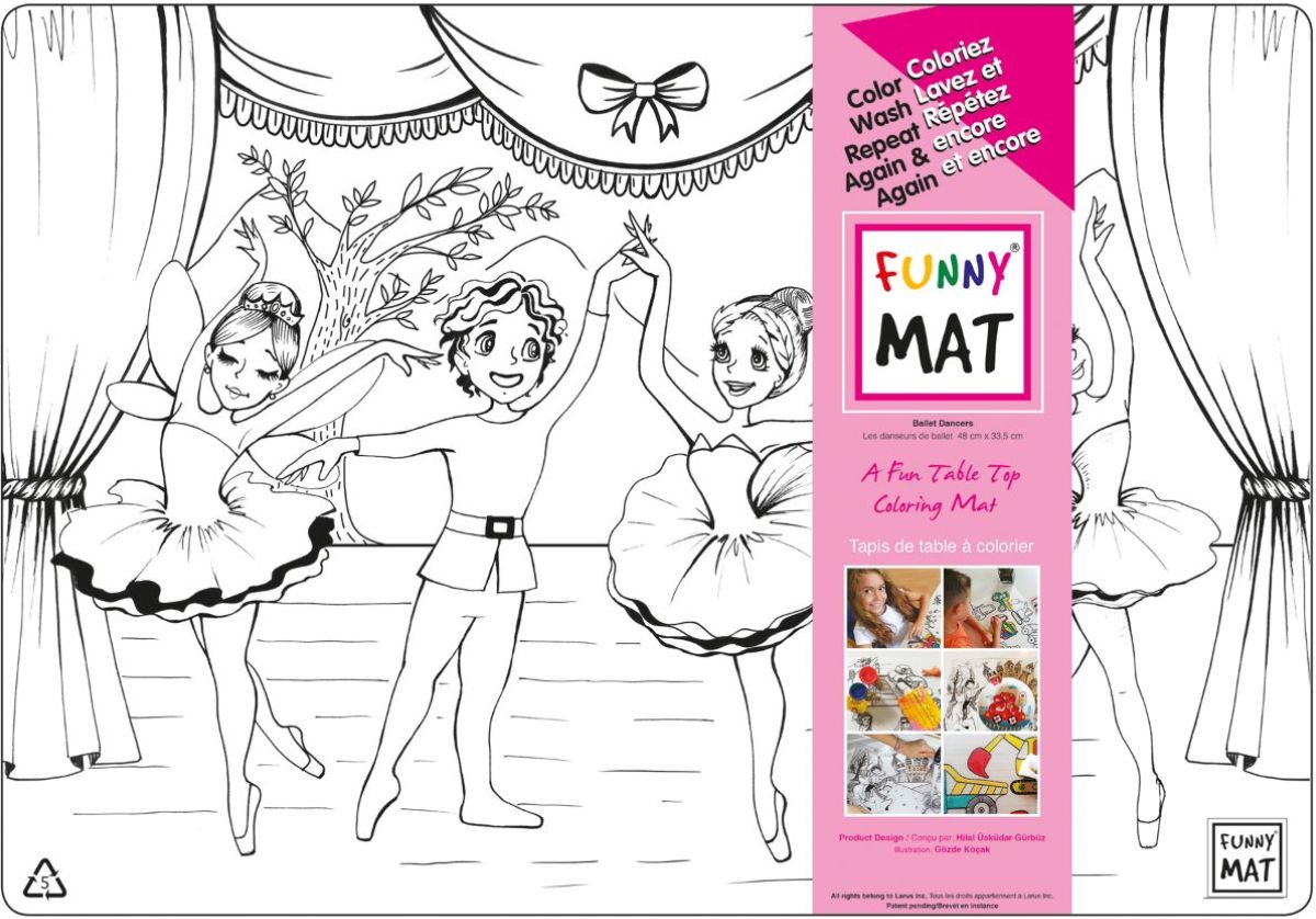 Funny Mat Napperon Danseurs de ballet