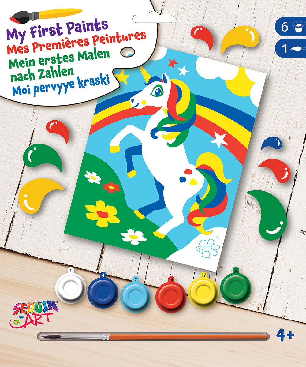 Mes premières peintures à numéros - Licorne