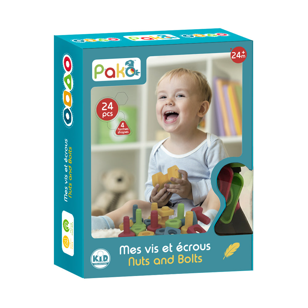 Mes vis et écrous 24 pièces