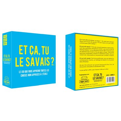 Et ça, tu le savais?