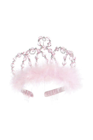 Diadème de princesse rose et argent
