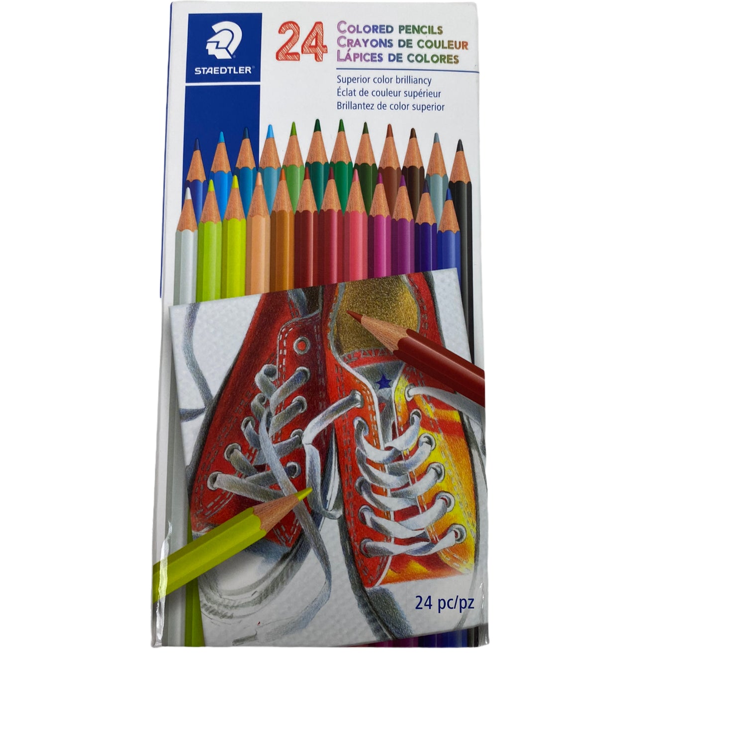 24 crayons de couleurs
