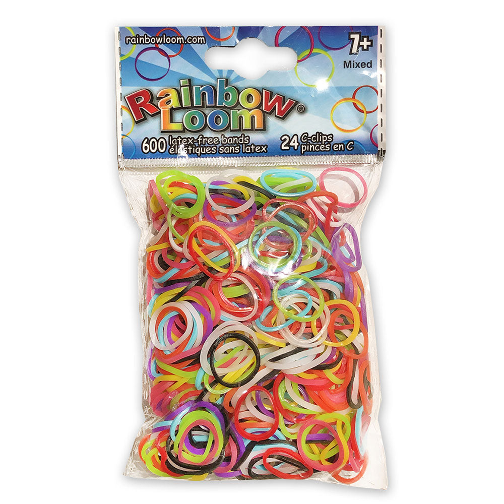 Rainbow loom - élastiques mélangés