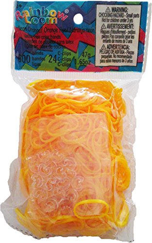 Rainbow loom - élastiques jaune