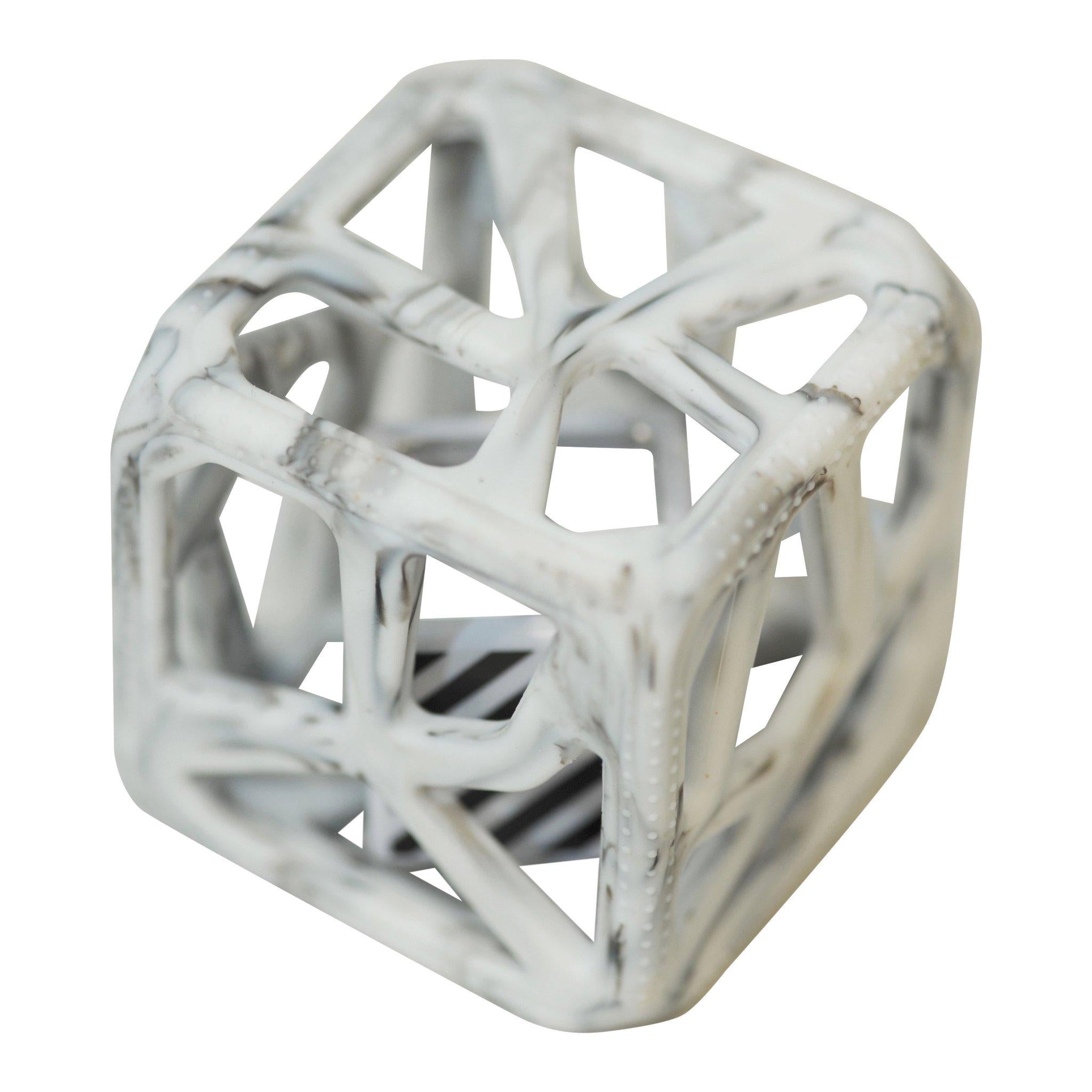 Chew Cube gris marbré