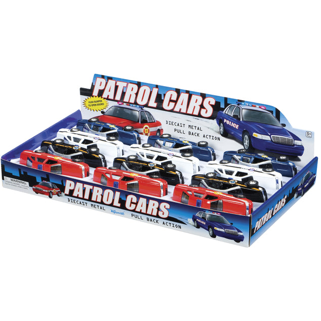 Voiture patrouille d'urgence die-cast