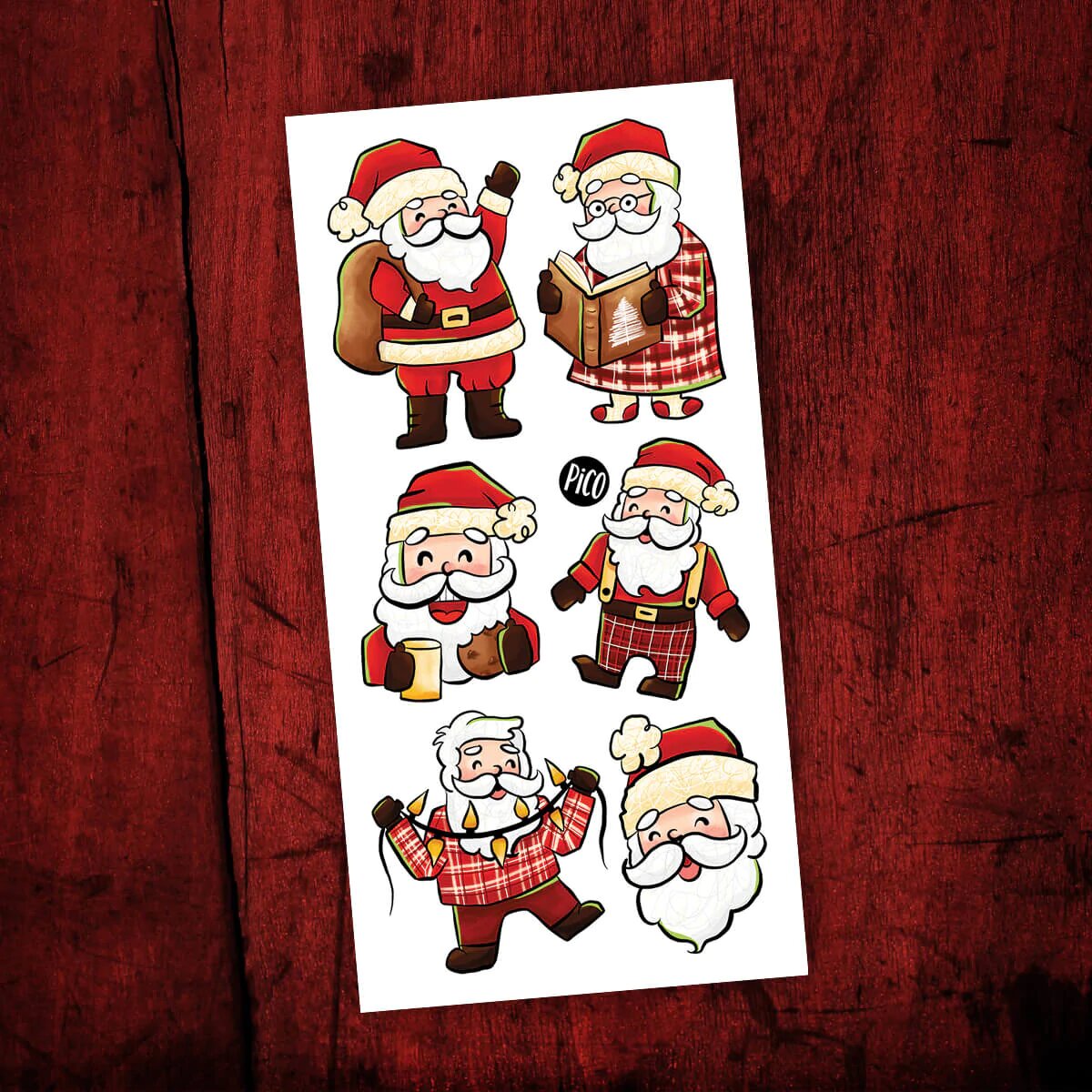 Pico tatoo - Le père Noël en pyjama