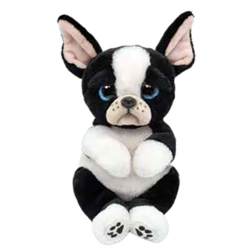 Peluche Beanie Bellies Tink le chien blanc et noir