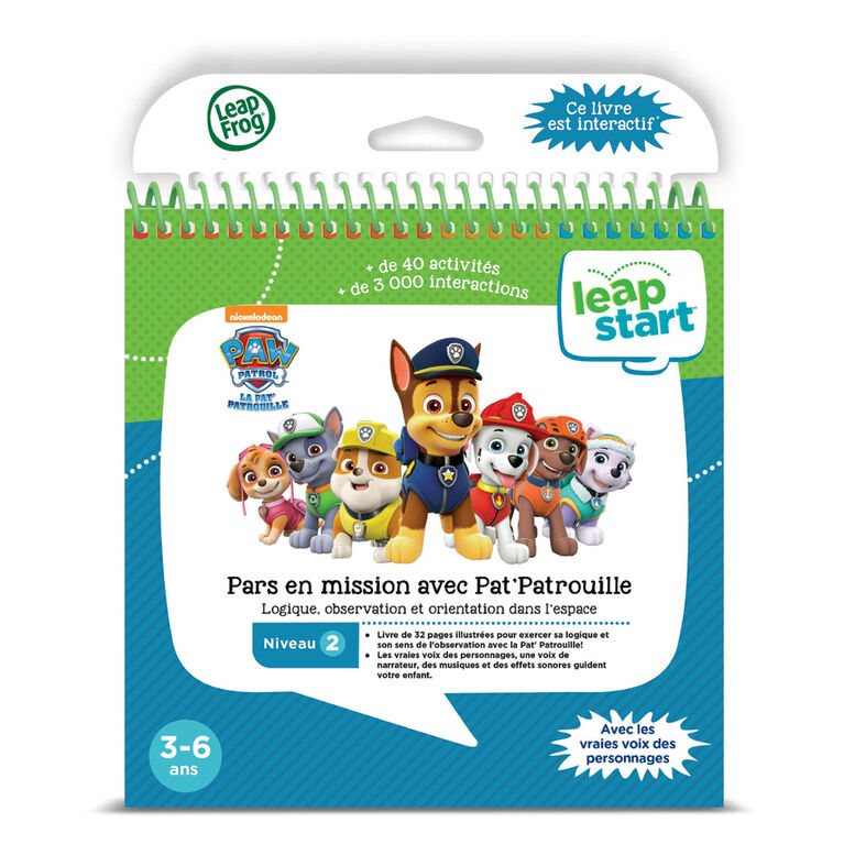 LeapStart Book On a Mission with Paw Patrol
