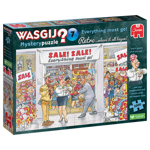 Wasgij Mystery Retro 7 Tout doit partir, 1000 pcs