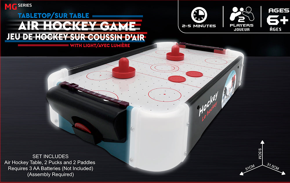 Jeu de table airhockey éclairé